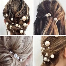 Pearl hair pins,Half set Full set pearl hair pins,Wedding Pearls hair pins, P6