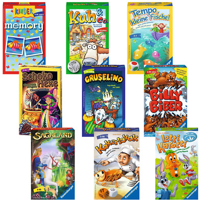 Ravensburger Mitbringspiel Reisespiel Kinderspiel kompakt,  ideal zum Mitnehmen