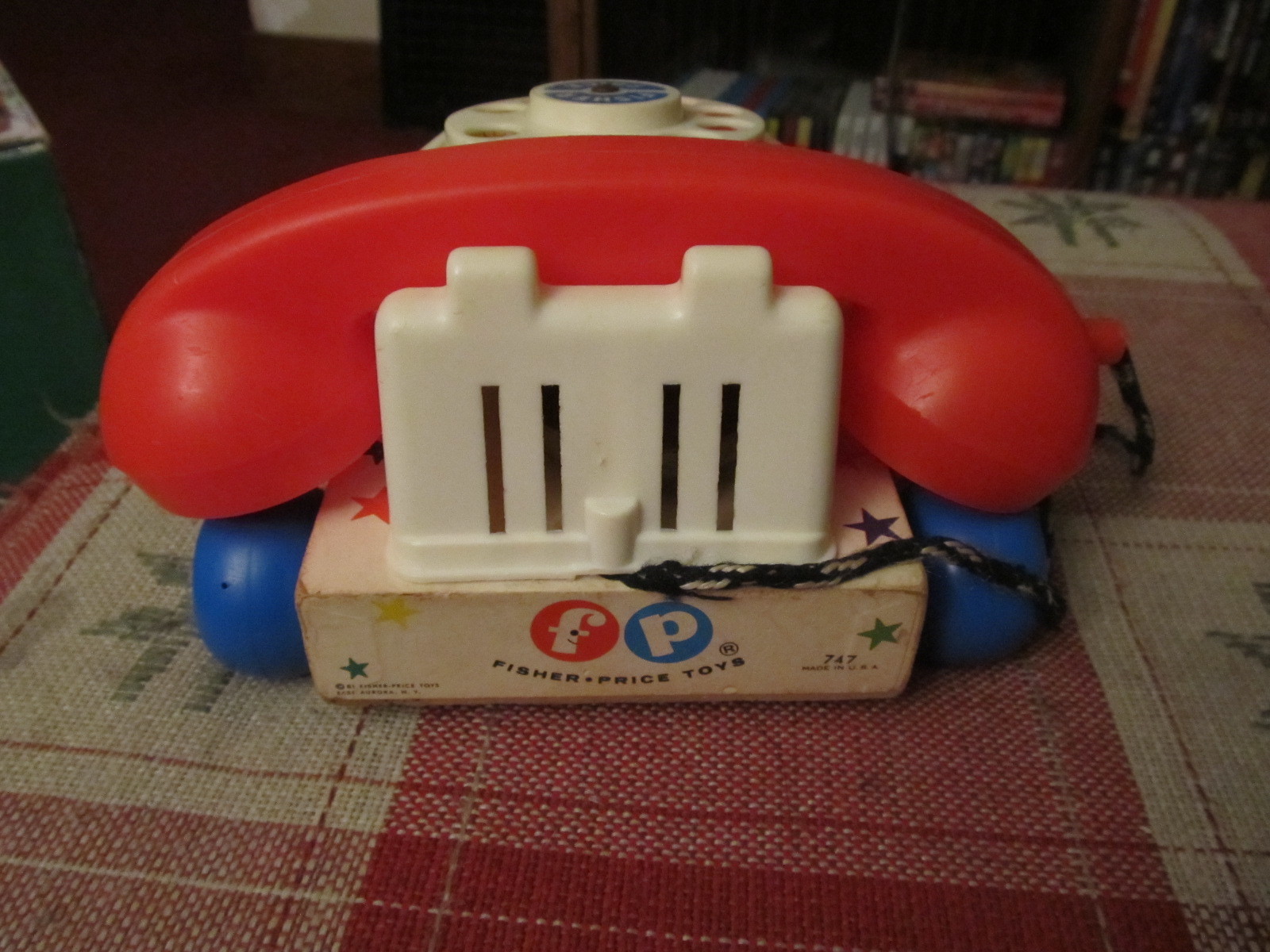 Fisher Price vintage Chatter Telephone 747 pull toy phone eBay