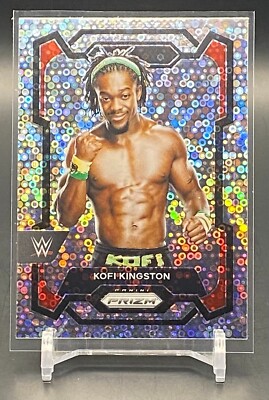 2024 Panini Prizm WWE Kofi Kingston #147 Under Card Variation Monday Night Raw