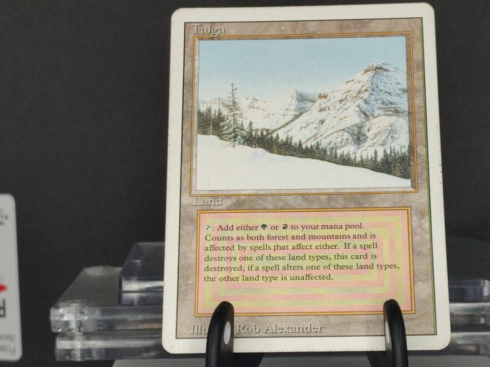 MTG Taiga Revised Edition Regular Rare Light Play - Image 2 of 4