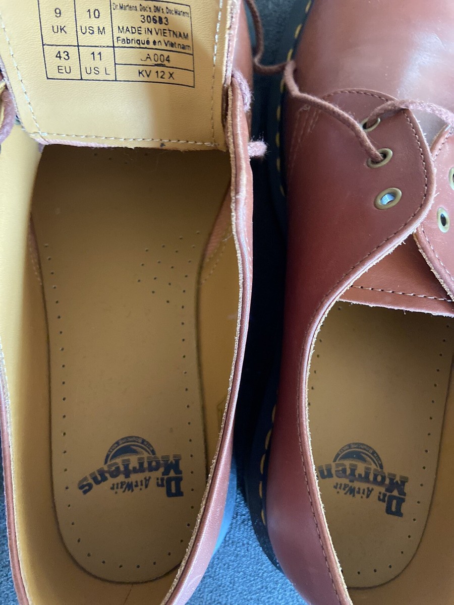 Dr. Martens Oxford Lace Up 30683 Brown Men 10 NEW | eBay