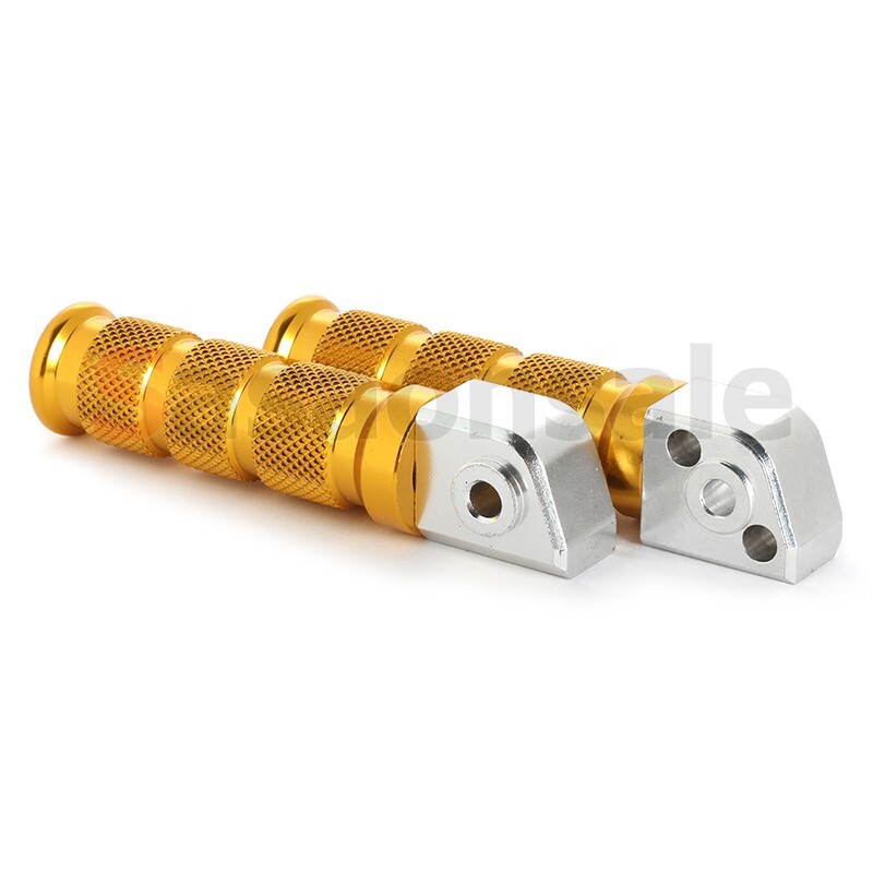 Gold Kawasaki Anodized Rear Passenger Foot Pegs Zx6rr Gold Kawasaki Anodized Rear Passenger Foot Pegs Zx6rr