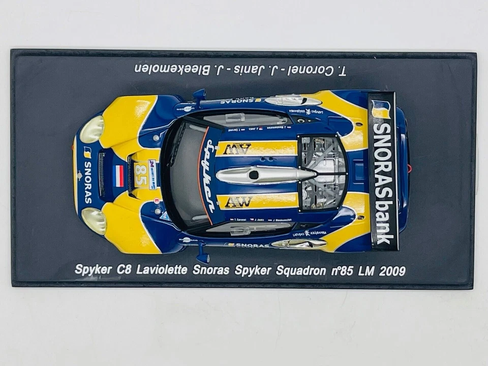 SPARK S2154 SPYKER C8 Laviolette Snoras Spyker Squadron n°85 Le Mans 2009 1.43 - Photo 3/4