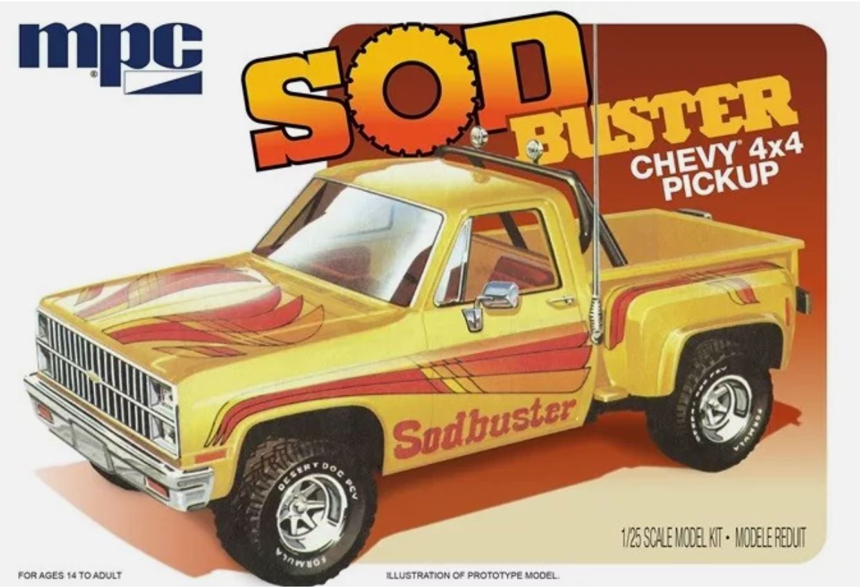 CHEVROLET Stepside Pick-up 1981 Sod Buster pour des moments de modélisme créatif