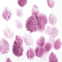 IHR Servietten Pure Style Pink | Pink | 33 X 33 Cm | 3 Lagig | 20 Servietten