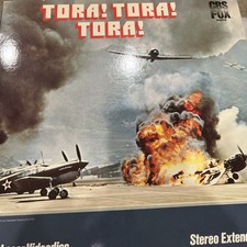 Tora Tora Tora Laserdisc Stereo Extended Play CBS FOX 1983 LD 7 
