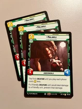 Star Wars Unlimited LOF 108 Malakili Loving Rancor Keeper x3 Play Set