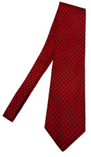 Zadi Andrew Ties 100 Silk Italian Necktie Red Micro Print