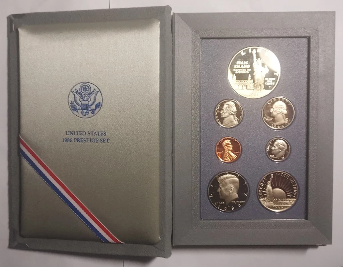 (激安)1986年アメリカ合衆国プレステージセット 2セット 精铸美国硬币精制套币1986 | eBay