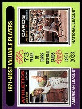 1971 MVPs (Vida Blue / Joe Torre) 2024 Topps Heritage #193 MLB READ FREE SHIP
