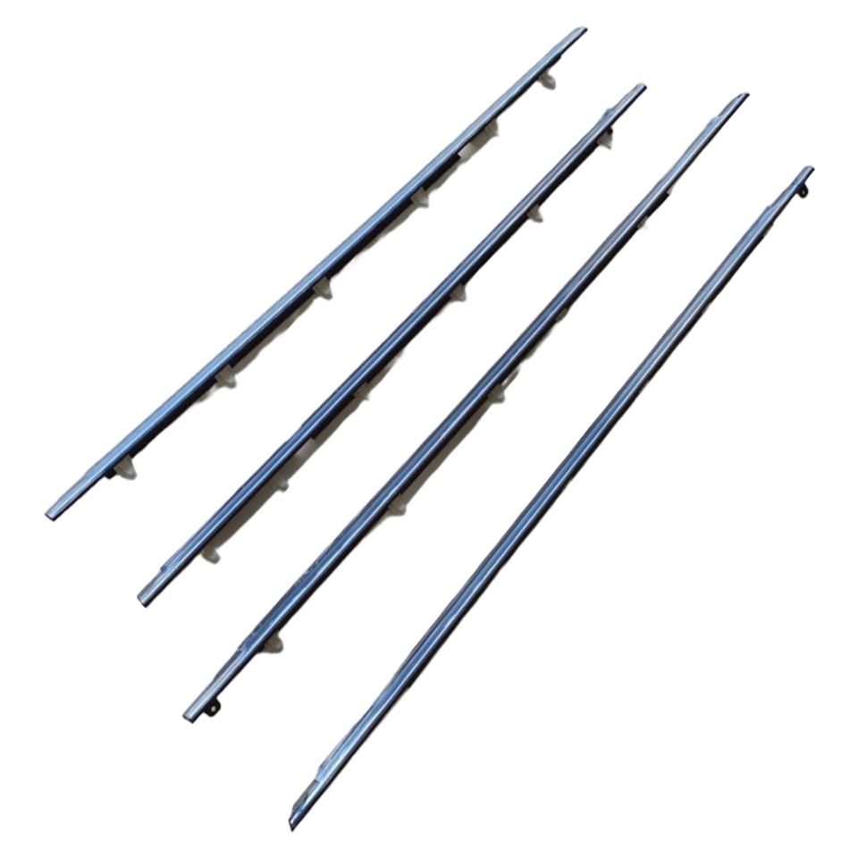 4PCS Weatherstrip Window Moulding Trim Seal Belt For Toyota Land Cruiser 91-97 Foto 2 de 4