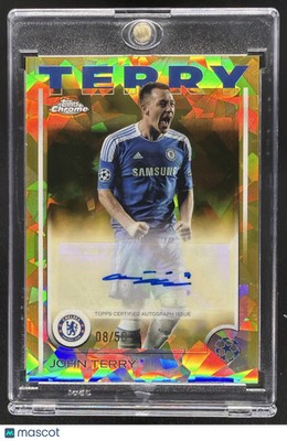 2024 Topps Chrome Sapphire UEFA Club John Terry #CA-JT Auto Gold /50