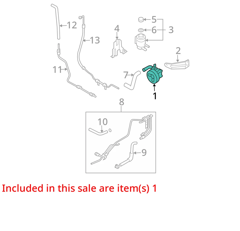 Bomba de dirección asistida Kia Sorento 2003 OEM 116 k millas - LKQ360959735 Foto 4 de 4