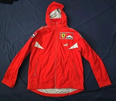 Marlboro Ferrari F1 Team Issue VIP Goretex Rain Jacket Puma 2005