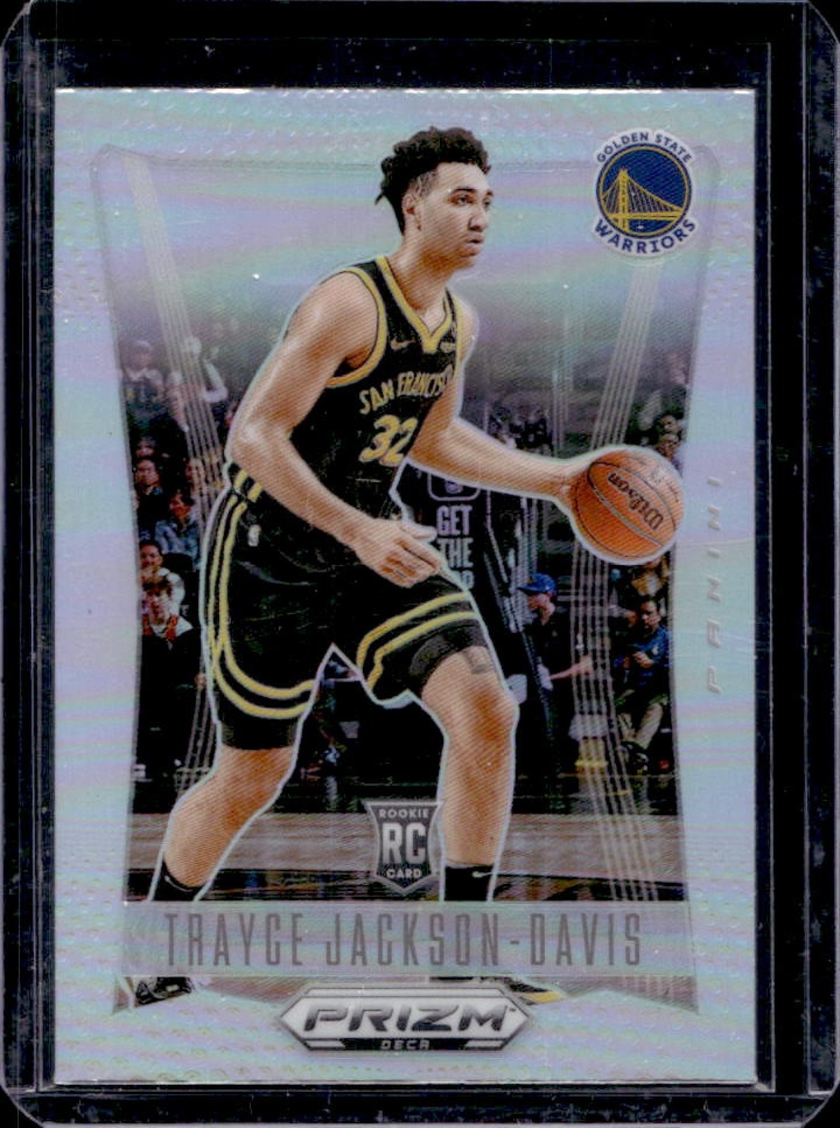 2023-24 Prizm Deca Trayce Jackson-Davis RC Silver Rookie #239 Warriors