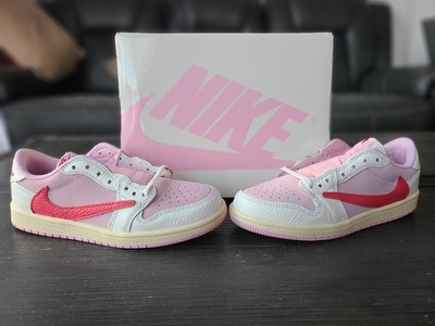 Jordan 1 Retro Low OG SP Travis Scott 'Tropical Pink' (PS) - Size 3Y - CONFIRMED