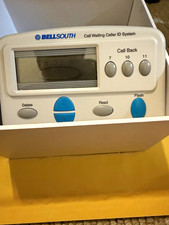 BellSouth Caller ID Display Box with Call Waiting, White/Blue/Gray