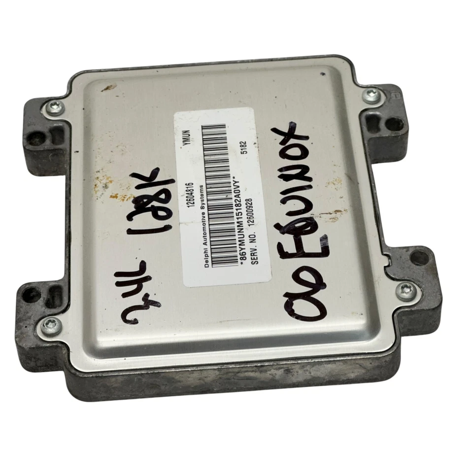 Chevrolet Equinox Torrent 2006 3,4 L OEM motor computador ECM ECU PCM 12600928 06 Foto 3 de 4
