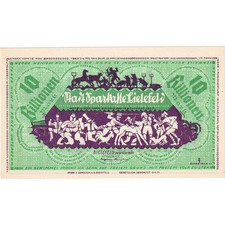 [#293686] Germany, Bielefeld, 10 Billionen Mark, 1922-12-15, UNC