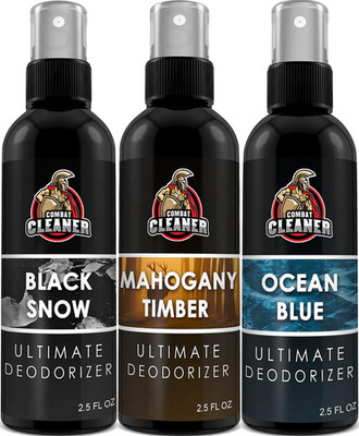 Shoe Deodorizer Spray - Shoe Refresher: Black Snow, Mahogany Timber & Ocean Blue