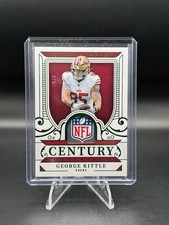 GEORGE KITTLE 2025 NATIONAL TREASURES CENTURY NFL SHIELD PATCH 4/5 49ERS 🔥