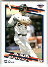 2022 Topps Opening Day #BS-24 Matt Olson Bomb Squad Oakland Athletics Baseball