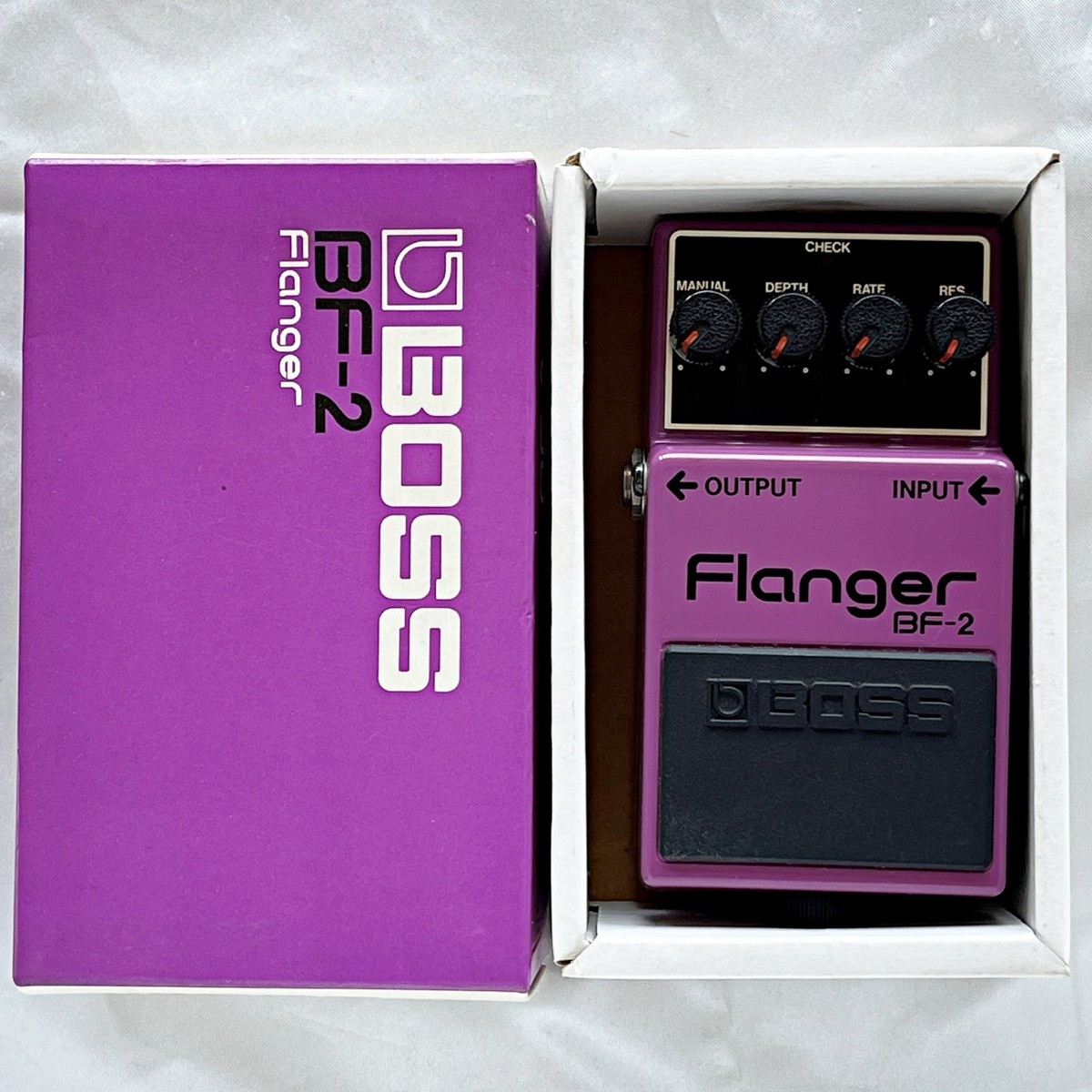 【限定割引】BOSS Flanger BF-2 【日本製】【1985】 BOSS BF-2 Flanger 1985 W/Box Vintage Guitar Pedal Made in japan