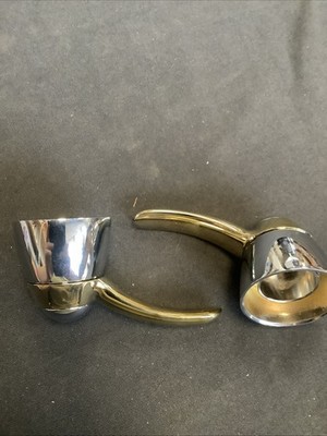 Grohe Bathroom Faucet Handles. Polished Chrome/Brass. 29383R45 L9