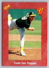 Todd Van Poppel 1991 Classic II #T77 Oakland Athletics