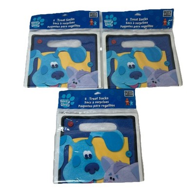 Blue s Clues Party Supplies 2000  Vintage Nick Jr  Treat Sacks Loot Bags-24 Kids