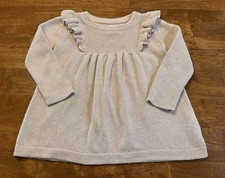 Vintage Baby Gap Spring Sweater Dress Girl s 18-24 Months Shimmer Highlights
