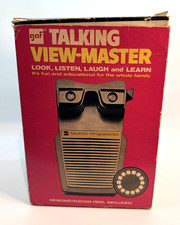 Vintage Gaf Talking View Master In Box Missing 1 Styro Insert