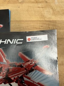 Building instruction booklet LEGO TECHNIC set 9394 Jet Plane instructions Only