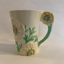 Carlton Ware Rare Yellow Buttercup  Design  Mug - Good Condition