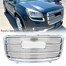 Chrome Front Bumper Upper Grille For Gmc Acadia Denali 2013-2016 22814532