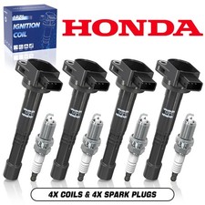 4 Ignition Coil Pack Honda Cr-v Civic Element Acura Rsx 2.0 2.4 L4 02-11 Uf311