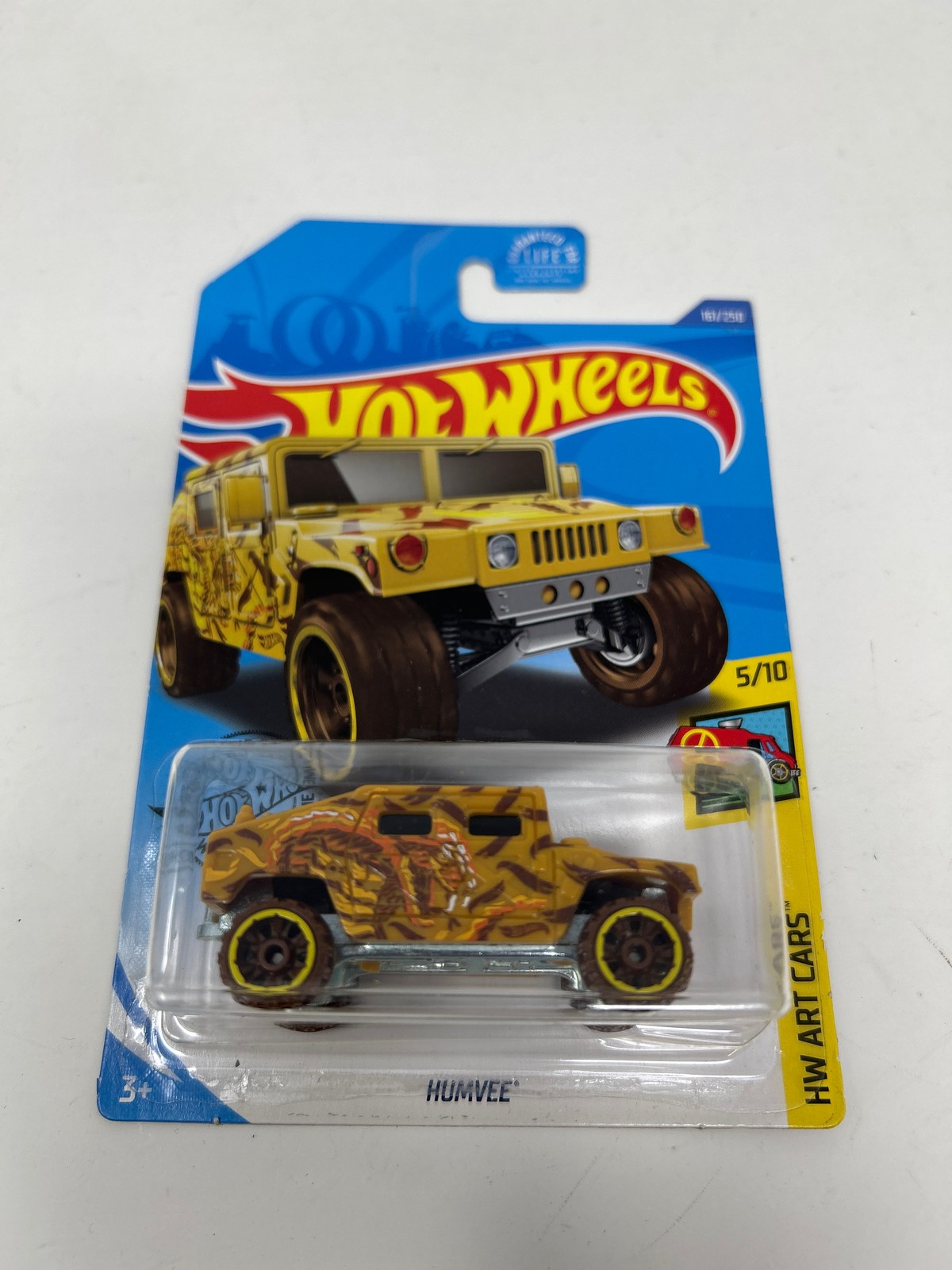 Hot Wheels 2020 Hw Art Cars Humvee, Yellow 161/250