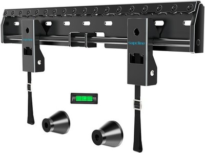 Supcline No Stud TV Wall Mount for 26-65 Inch up to 154 Inch, Black