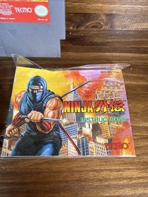 Ninja Gaiden 1 for Nintendo NES With Manual And Sleeve Great Shape