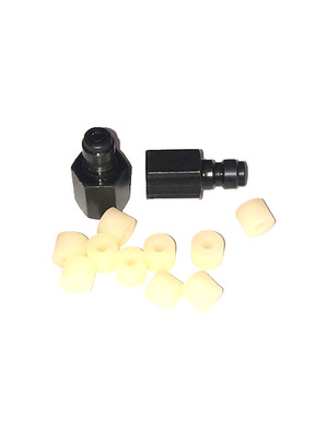 2-Air Venturi Male QD, 1/8'' BSPP Female, 5000 PSI, 10 Delrin Seal. FREE SHIPPING