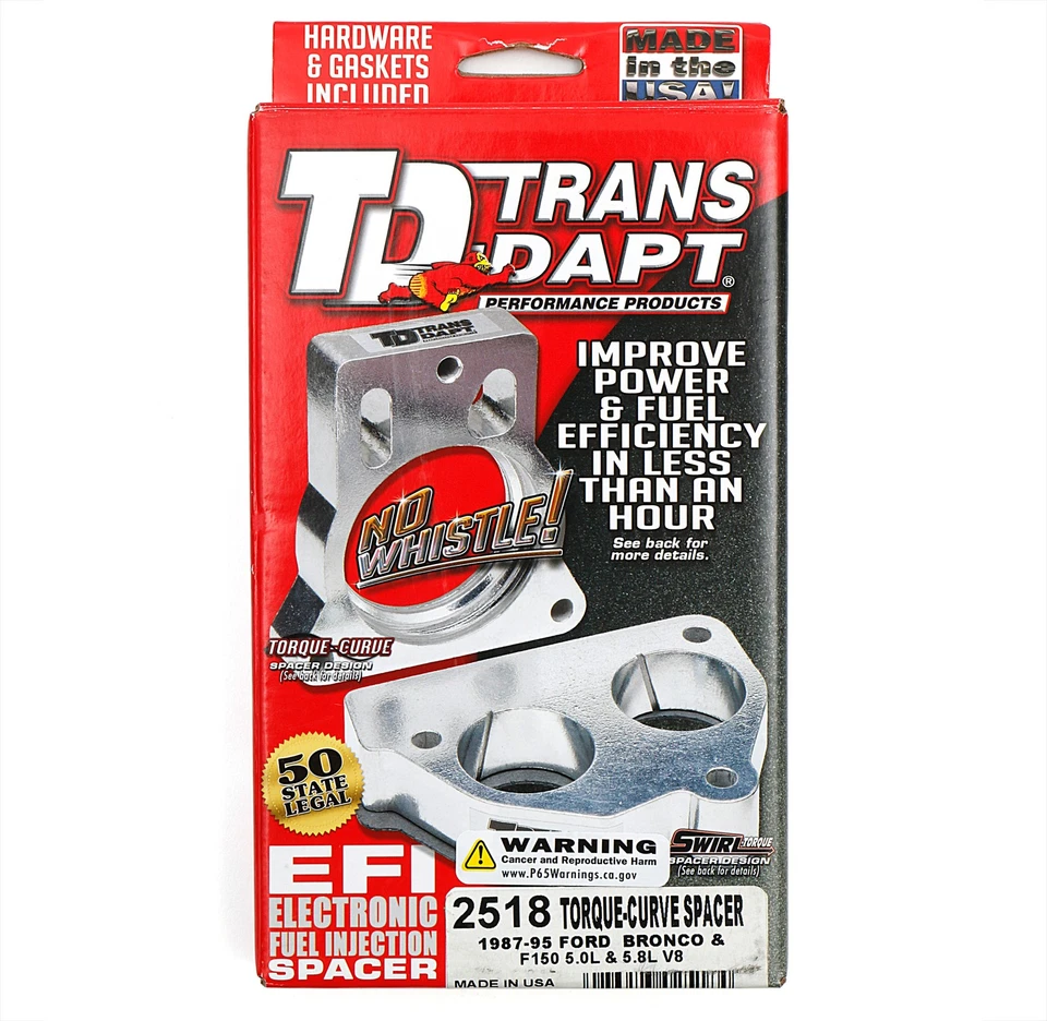 Trans-Dapt para Ford Bronco 1987-95 o F150 con un V8 de 5,0 L o 5,8 L - curva de par Foto 2 de 4