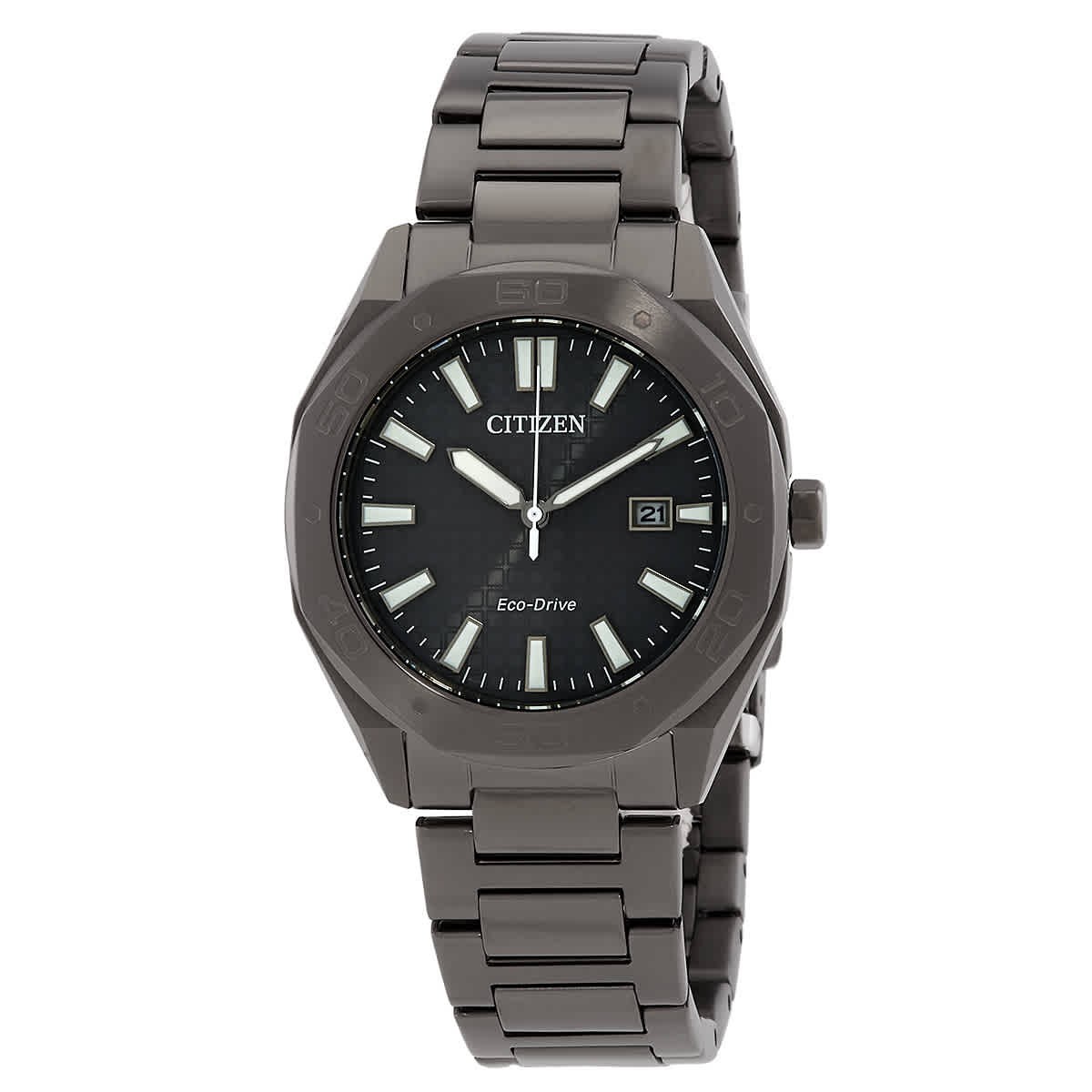 Citizen Eco-Drive Black Dial Men Watch BM7637-81H