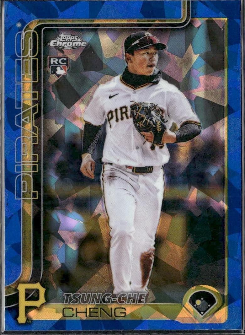 2025 Topps Chrome Update Sapphire #USC74 Tsung-Che Cheng Rookie RC