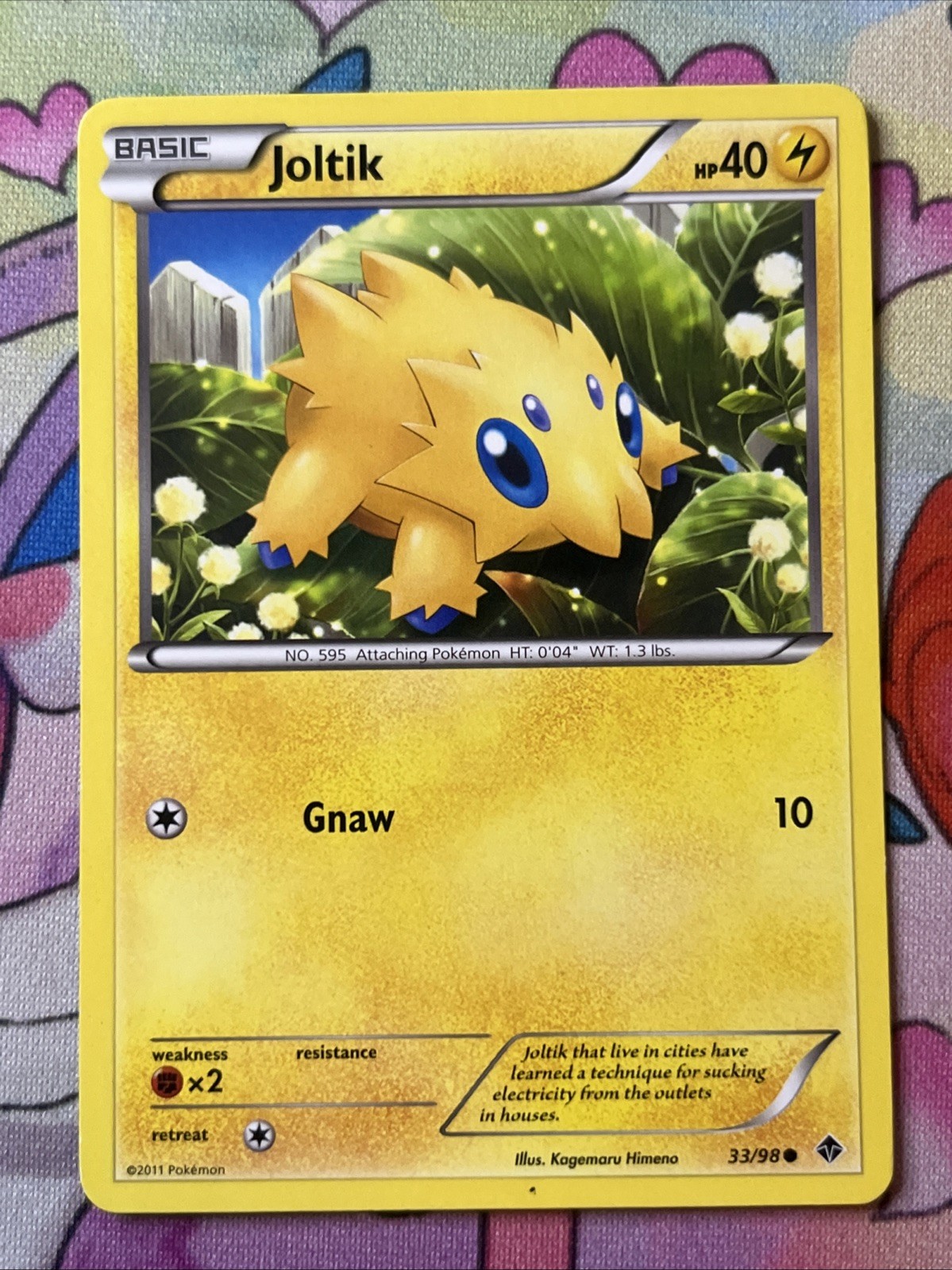 Joltik Emerging Powers Pokémon TCG 33/98 Black & White 2 Common LP