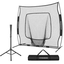 Portable Baseball & Softball Practice Net wit...