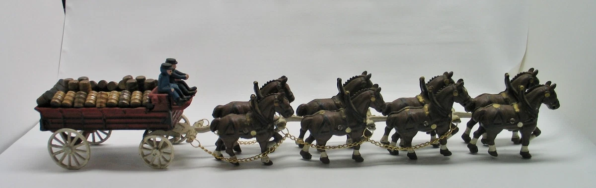 Budweiser Clydesdale Wagon In Vintage & Antique Cast Iron Toys for