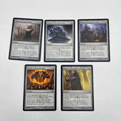 5 Shrine Artifacts - New Phyrexia - 1x of each - Sets - Magic MTG FTG