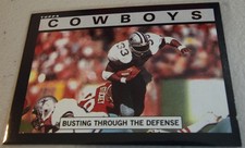 1985 Topps #37 Cowboys Team Leaders (Busting Through the Defense)