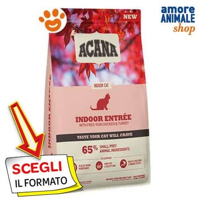 Acana Katze Indoor Eingehende Trockenfutter Für Katzen 1,8 Kg